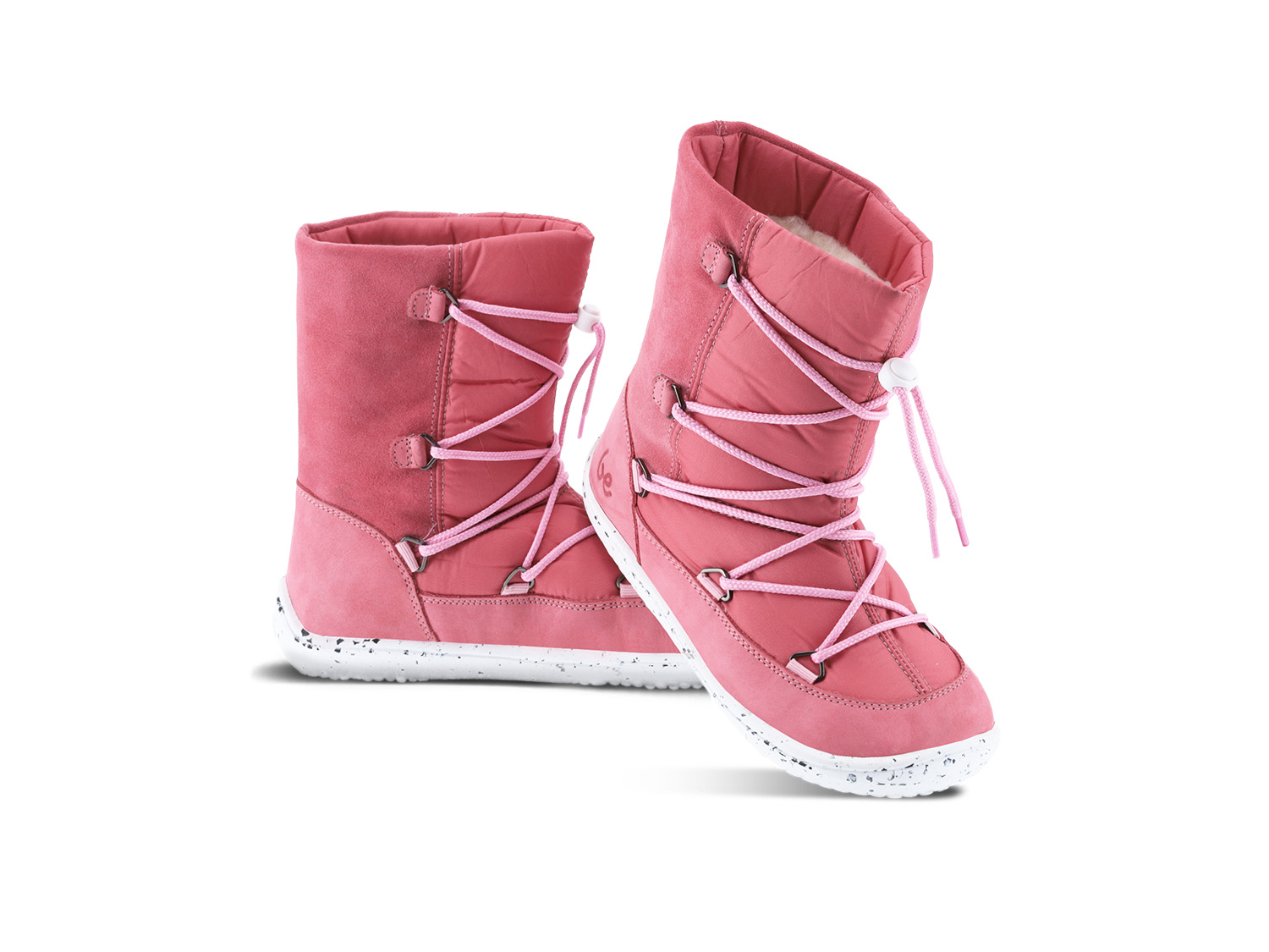 Kinder Winter Barfußschuhe Be Lenka Snowfox Kids 2.0 - Rose Pink.