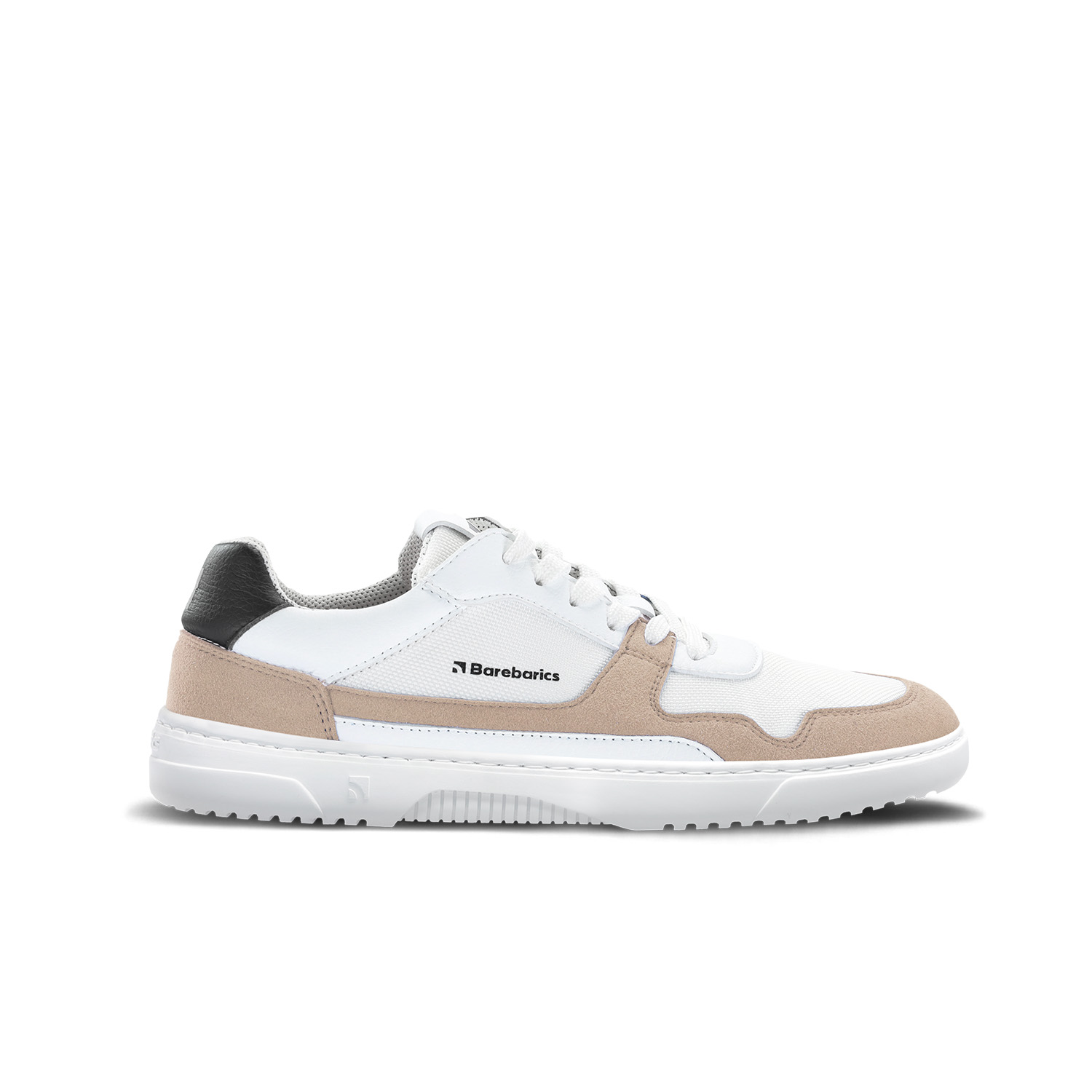 Barefoot Sneakers Barebarics Zing - White & Beige