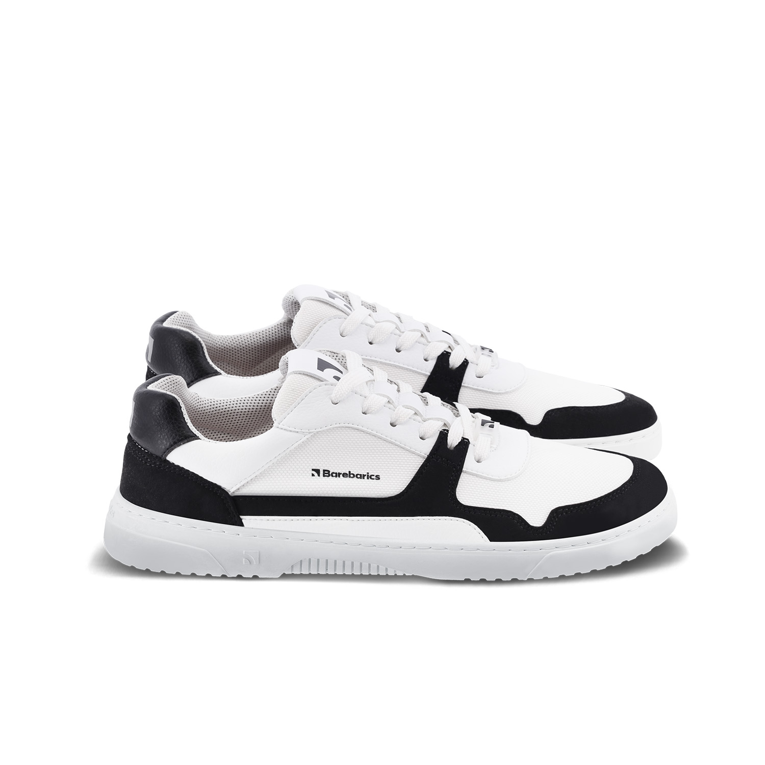 Barefoot Sneakers Barebarics Zing - White & Black.