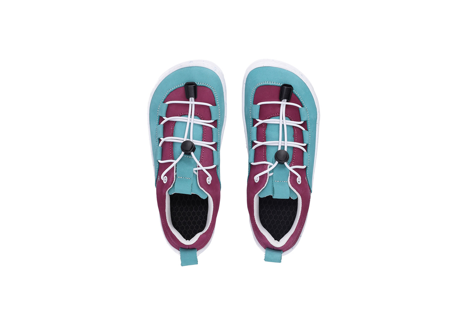 Kinder Barfuß Sneakers Be Lenka Xplorer - Light Teal & Plum.