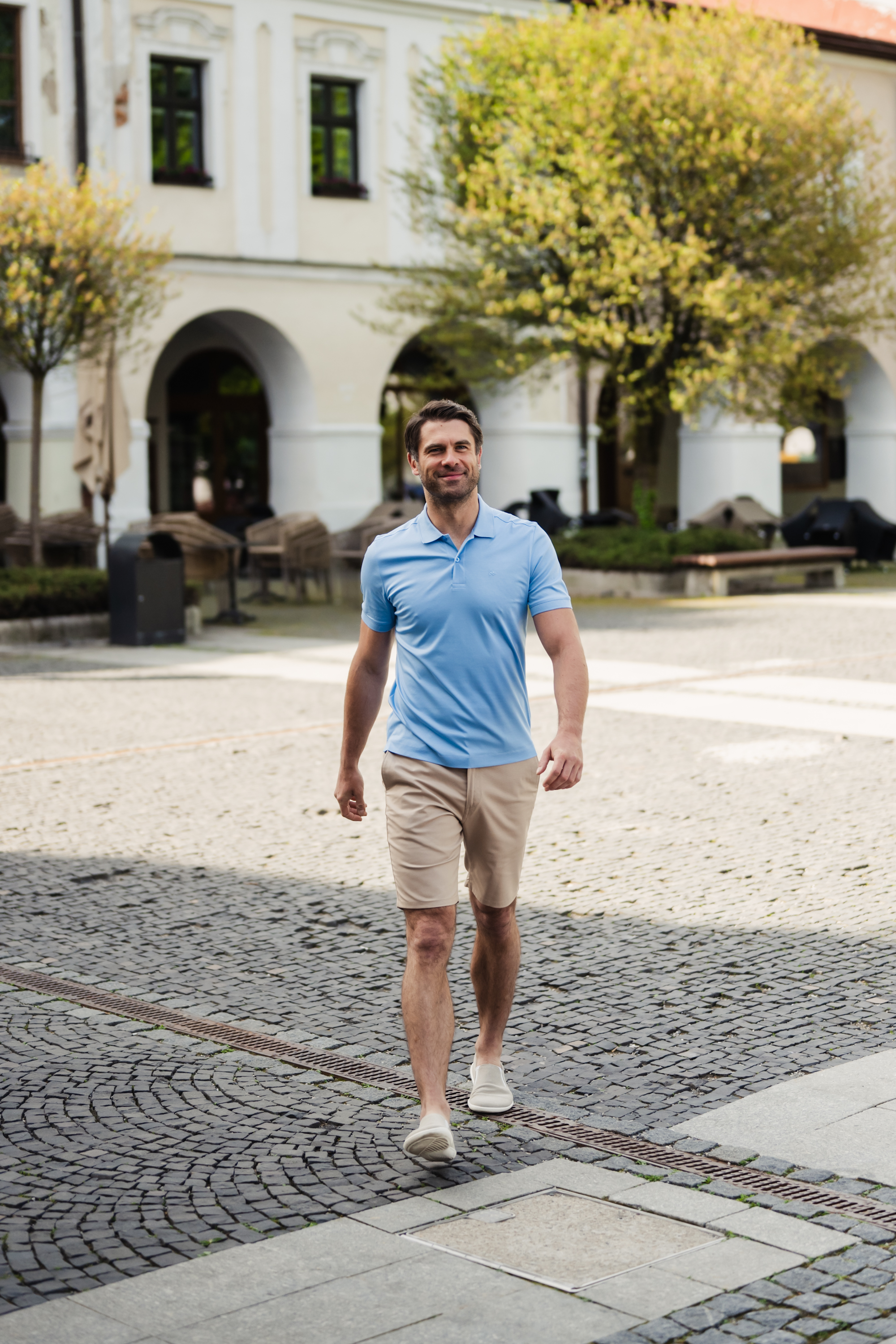 Herren-Poloshirt Be Lenka Essentials - Sky Blue.