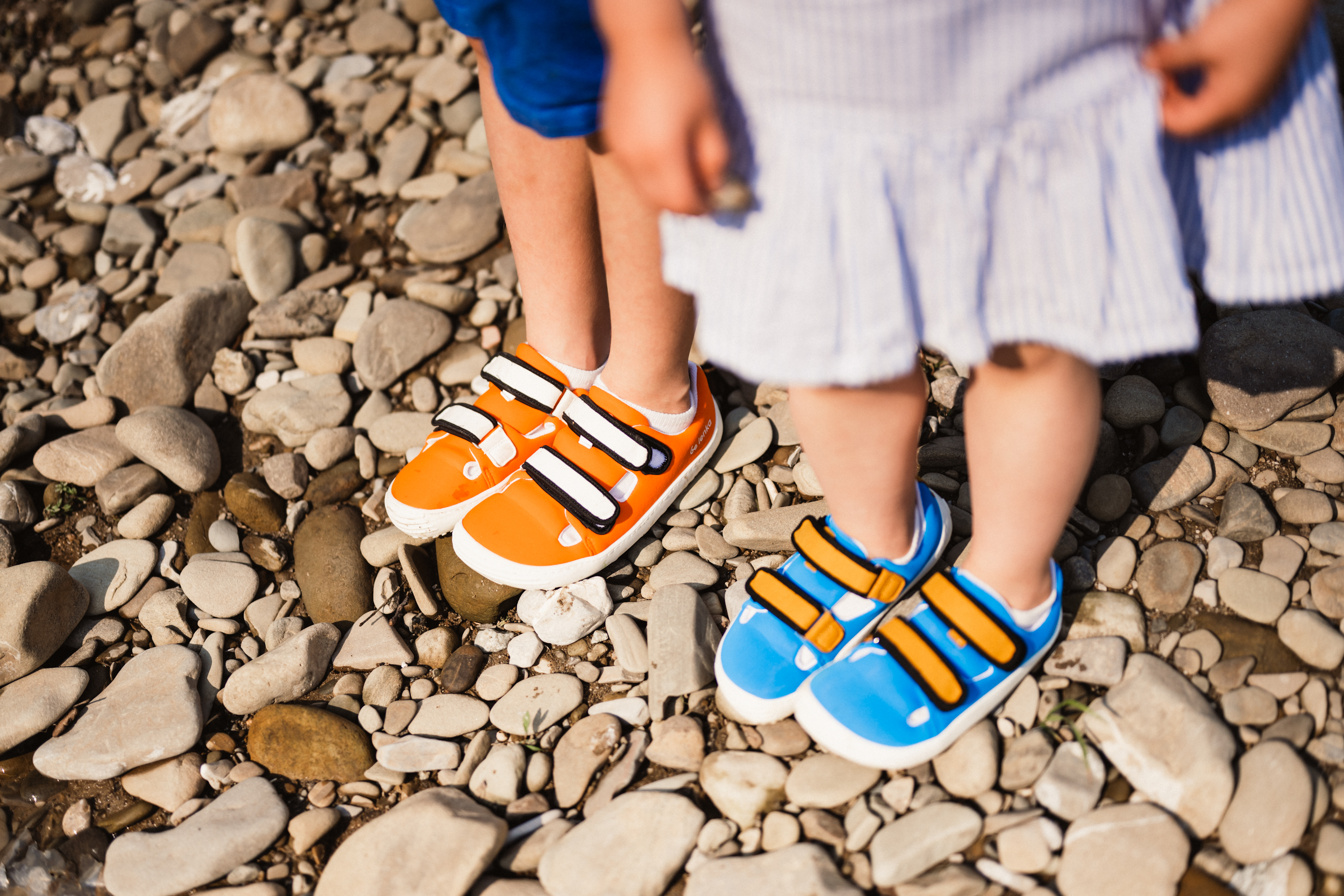 Kinder Barfuß Sneakers Be Lenka Seasiders - Orangy.