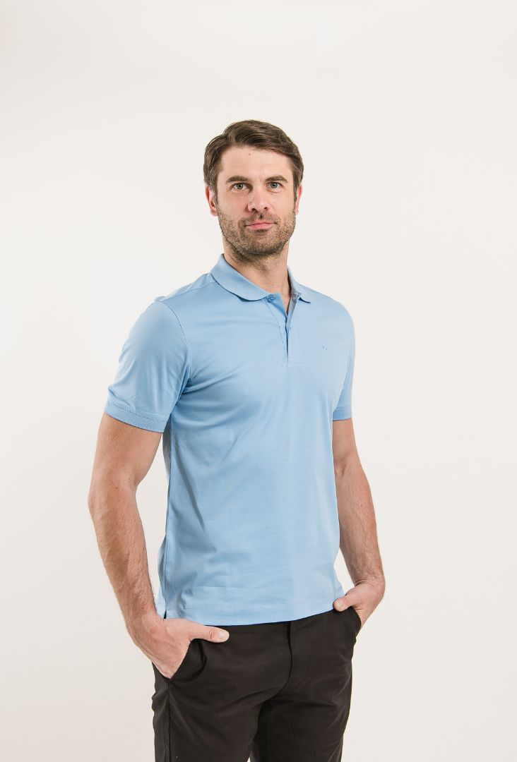 Herren-Poloshirt Be Lenka Essentials - Sky Blue.