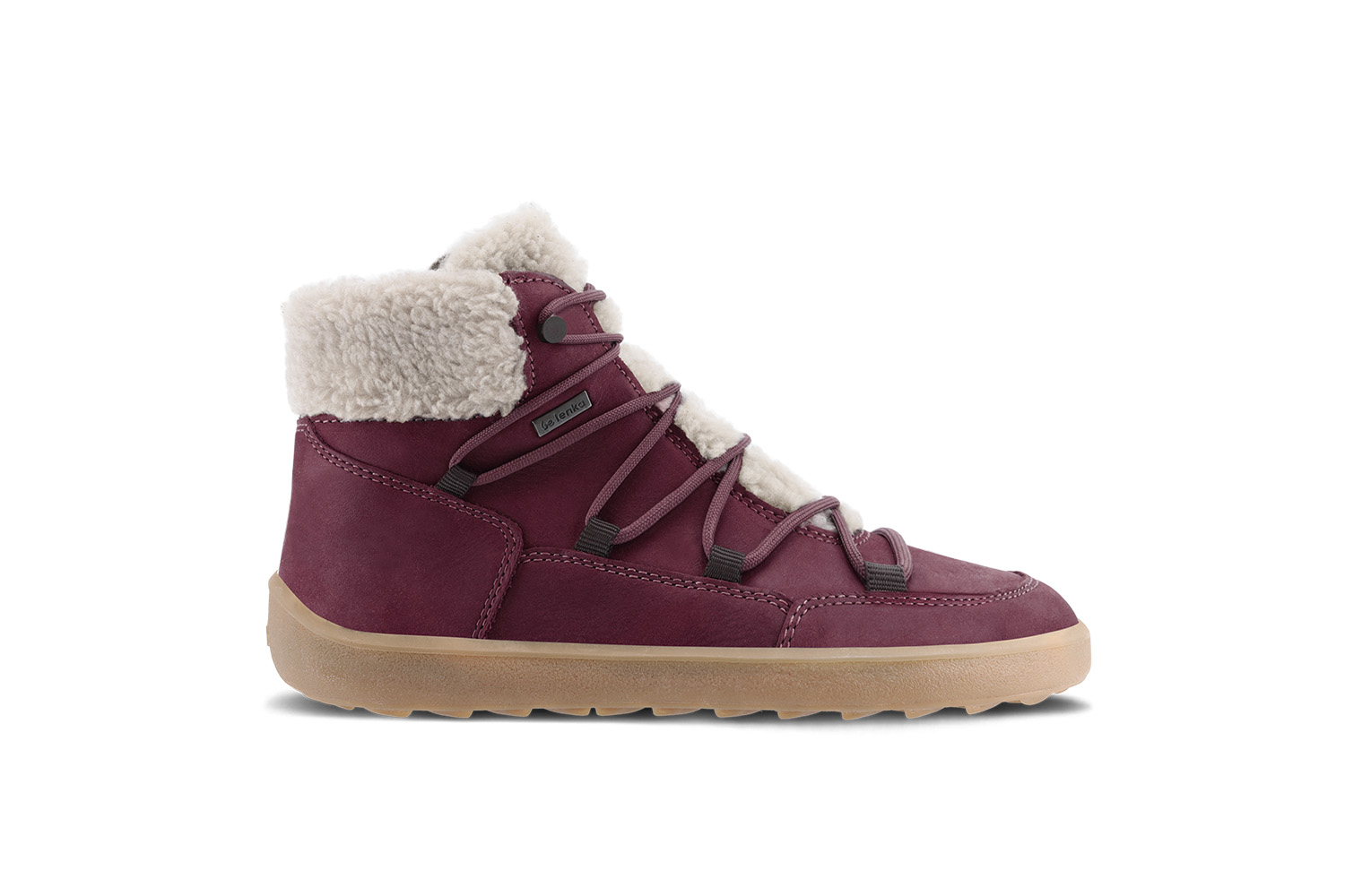 Winter Barfußschuhe Be Lenka Bliss - Burgundy Red