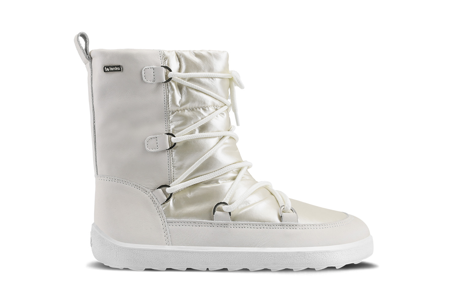 Winter Barfußschuhe Be Lenka Snowfox Woman - Pearl White