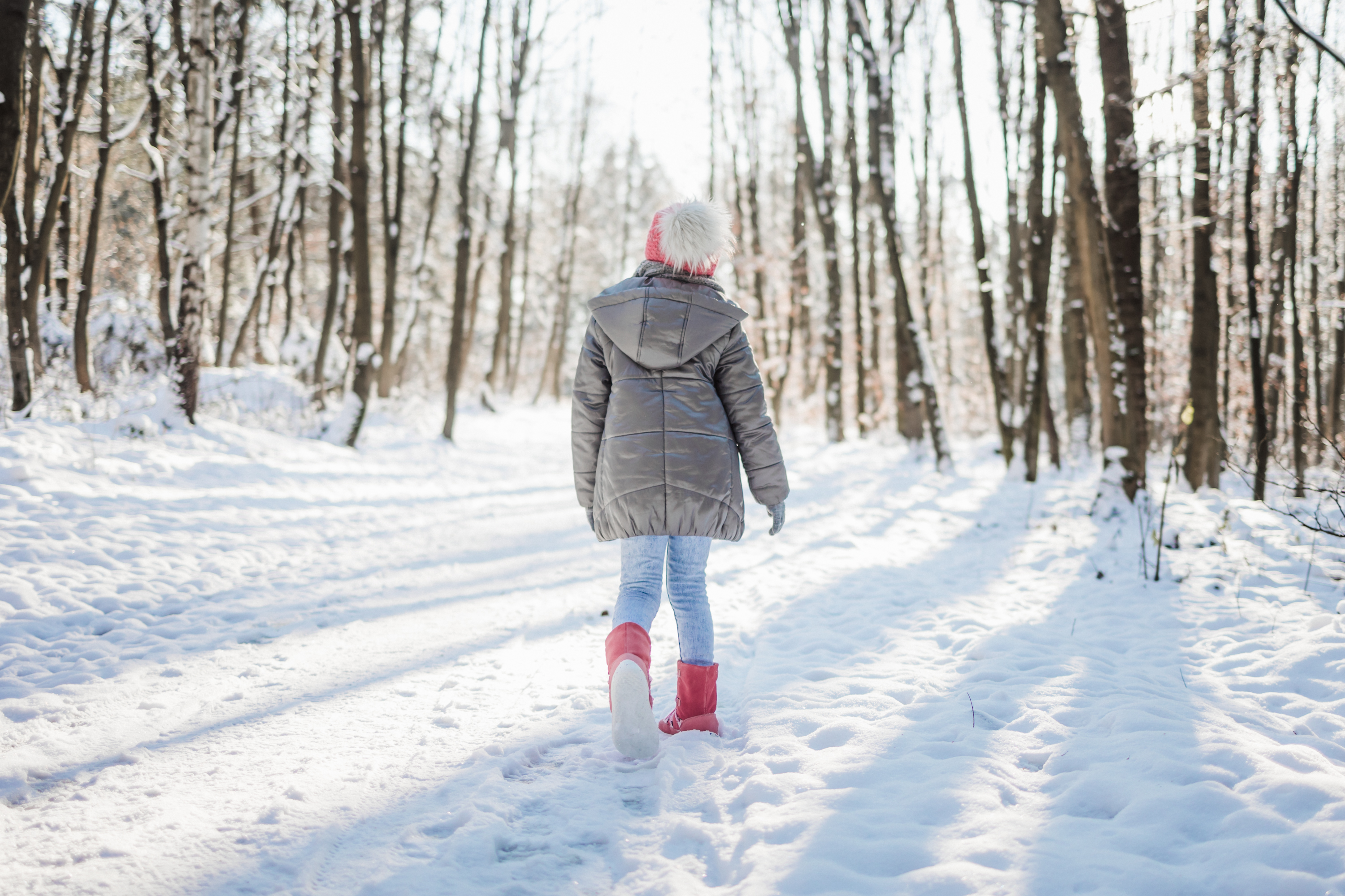 Kinder Winter Barfußschuhe Be Lenka Snowfox Kids 2.0 - Rose Pink.