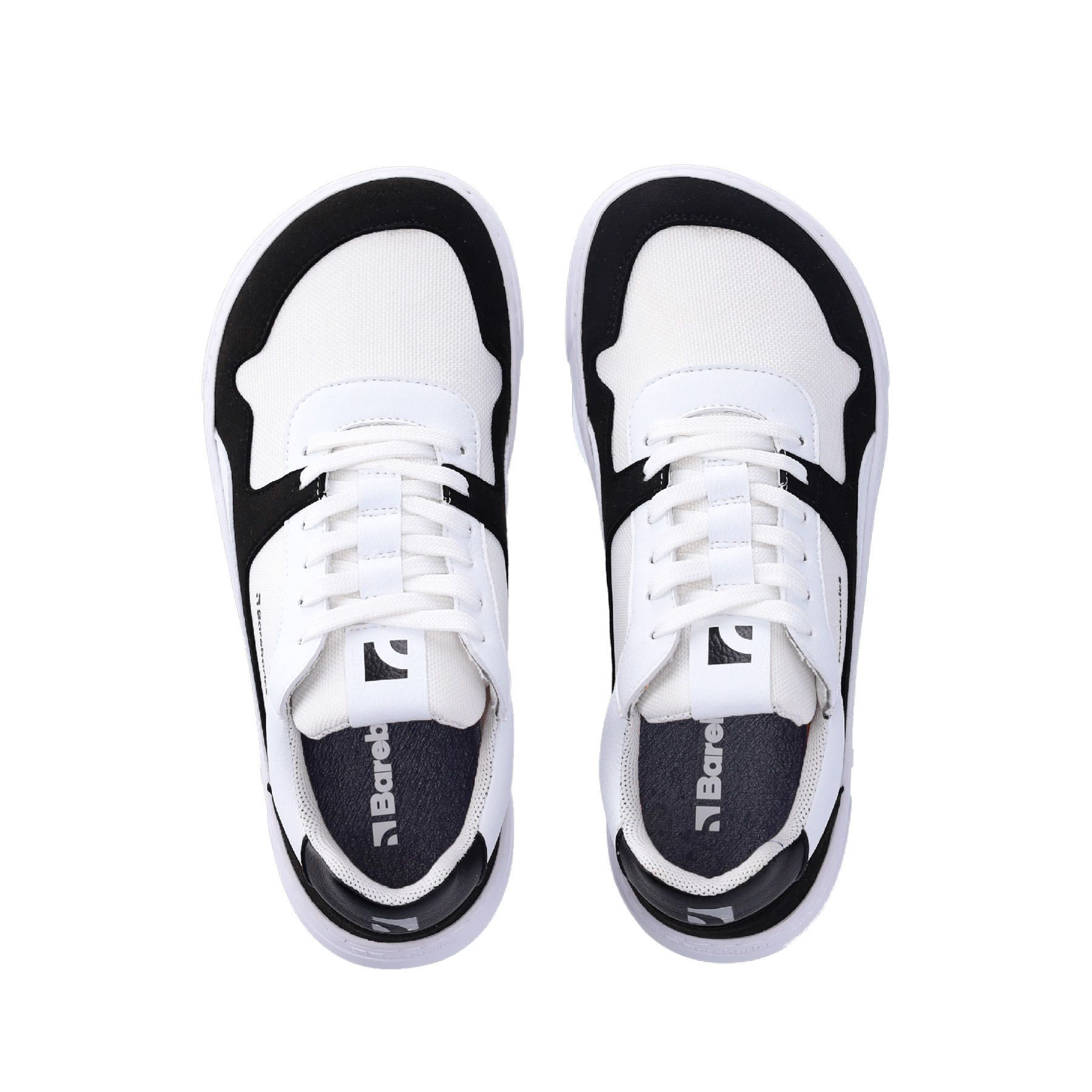 Barefoot Sneakers Barebarics Zing - White & Black.