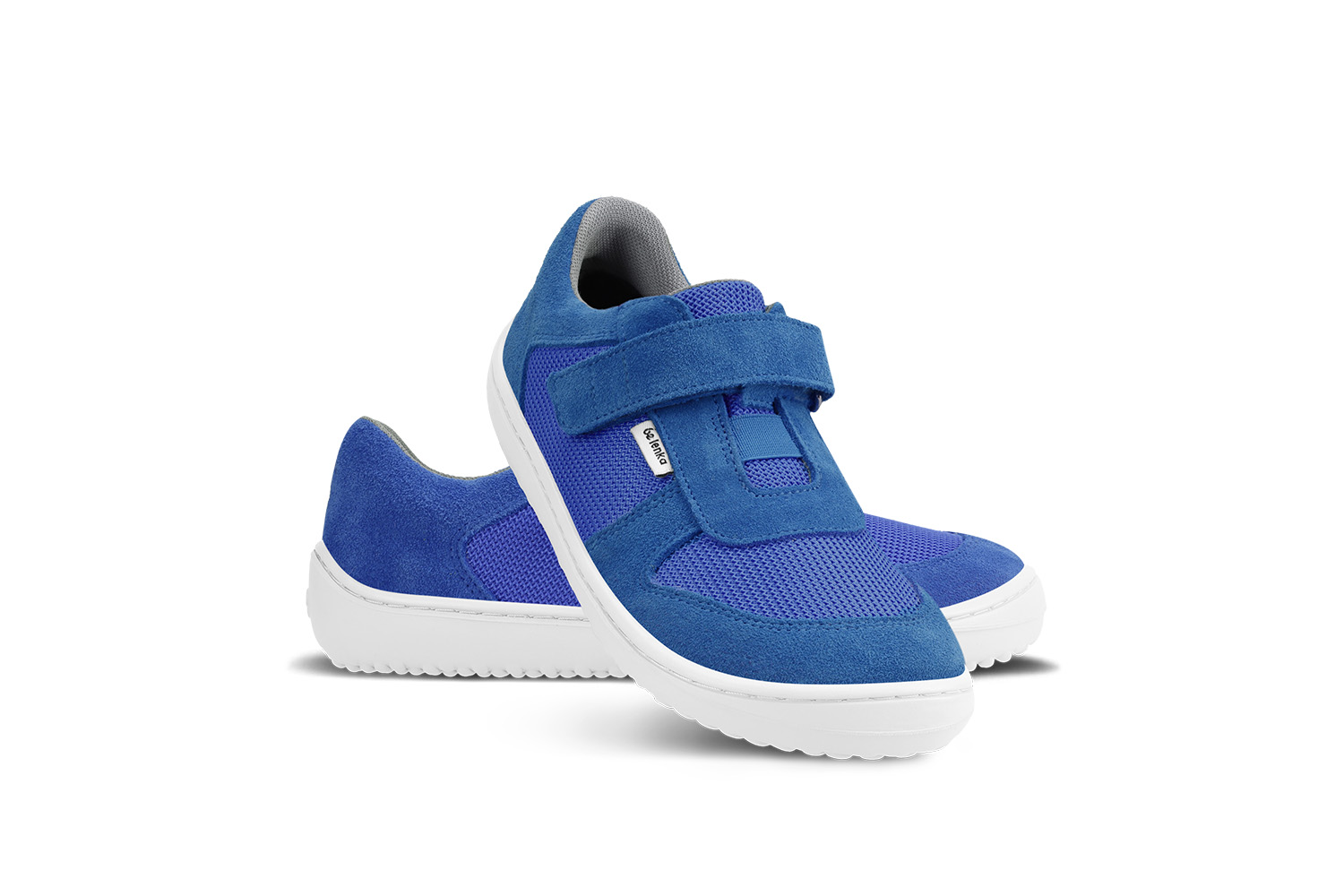 Kinder Barfuß Sneakers Be Lenka Joy - Blue & White.