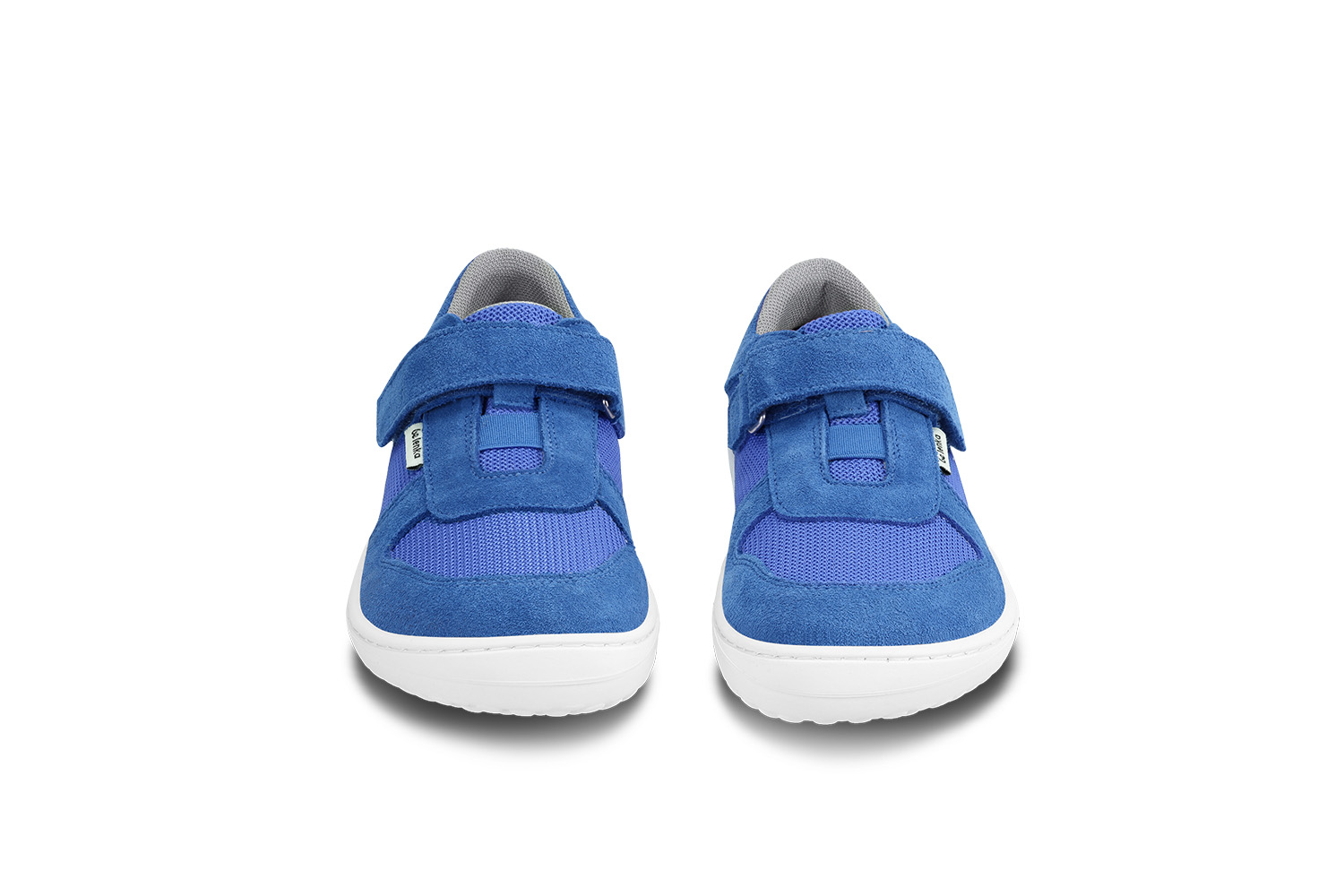 Kinder Barfuß Sneakers Be Lenka Joy - Blue & White.