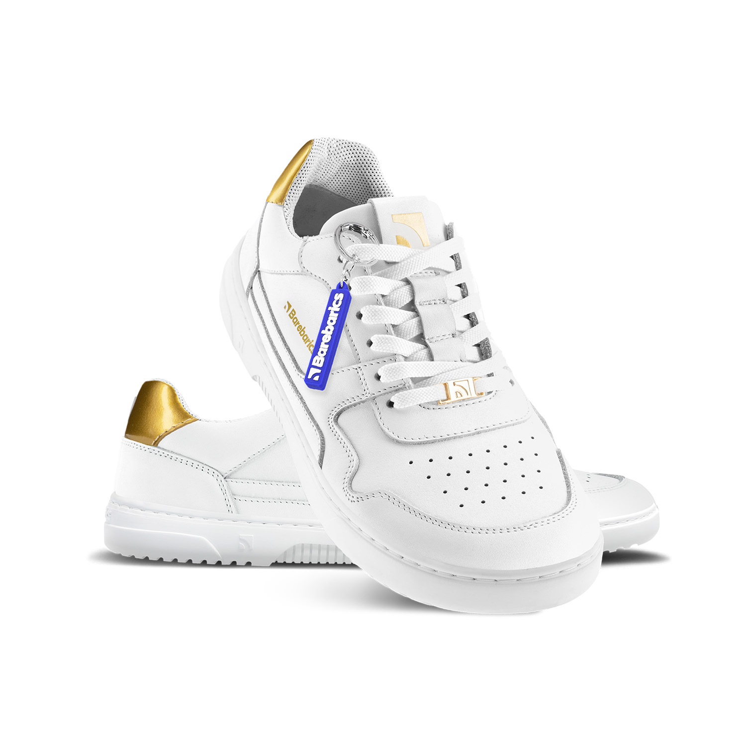 Barefoot Sneakers Barebarics Zing - White & Gold - Leather.
Anatomische Form - Die Turnschuhe passen an die Form der Füße.
Mehr info
moderner Städtestilin der Europäischen Union entworfen und handgefertigt, unter Verwendung lokaler nachhaltiger Materialienhervorragende Haltbarkeit und Farbechtheit der MaterialienDermodry Coolmax®-Technologie für kontinuierlichen Feuchtigkeitsaufnahmeerhältlich in den Größen 36-47 (europäische Maße)