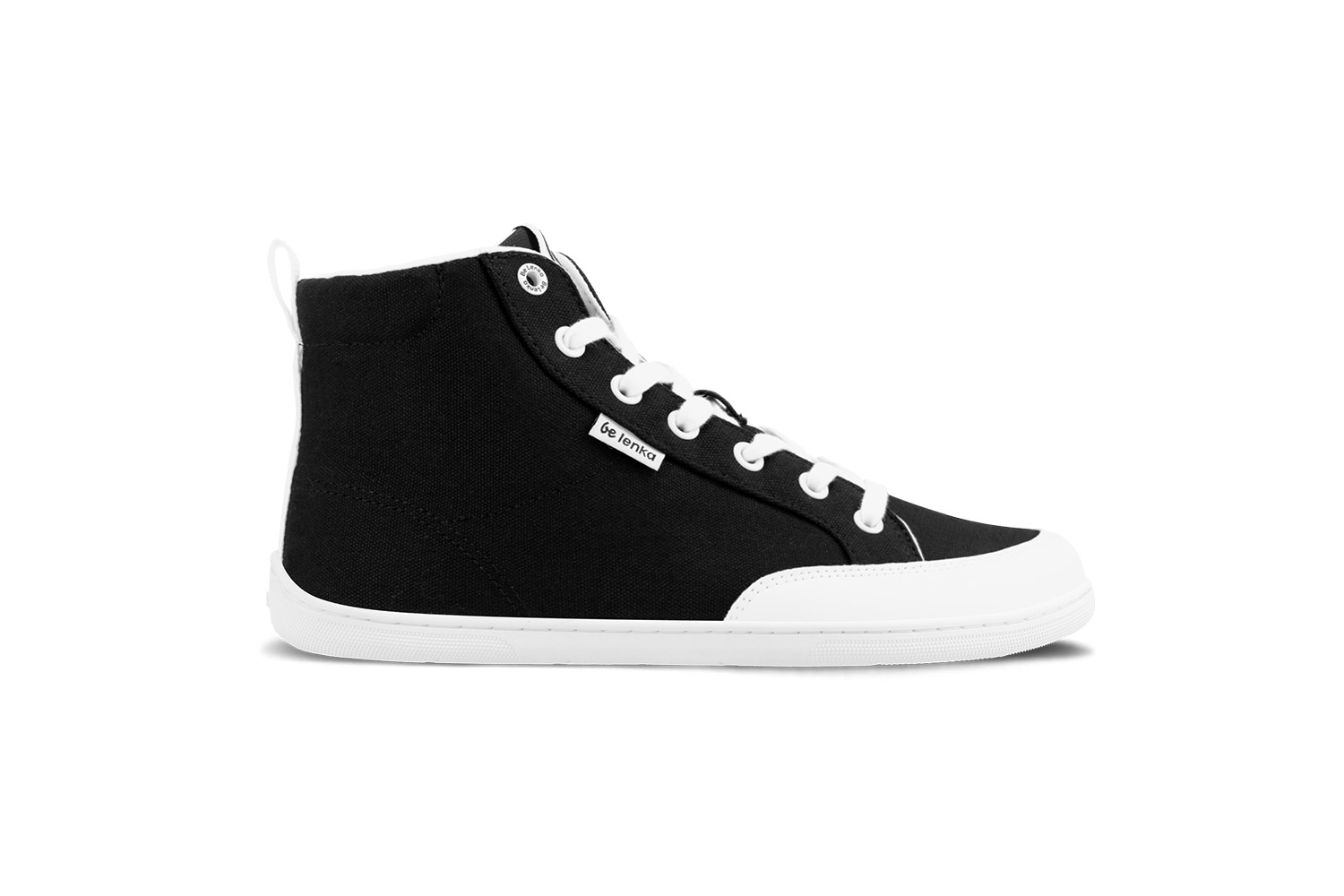 Be Lenka Rebound High Top Black&White Barfußschuhe EU Größe: 42, Innenschuhlänge: 272, Innenschuhbreite: 102