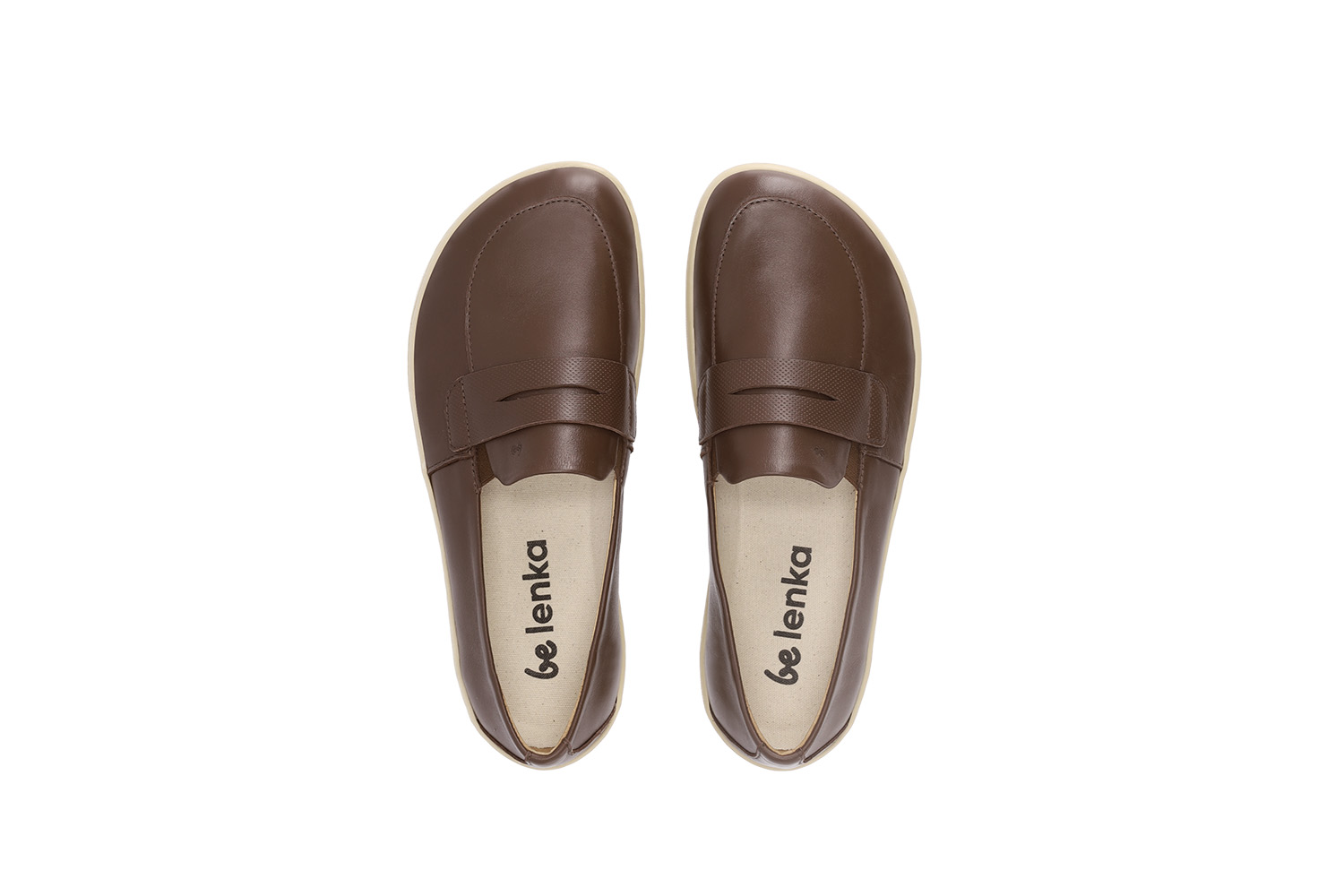 Barfuß Mokassins Be Lenka Buena - Dark Brown & Beige.
  minimalistisches Barfußdesign  einfaches Anziehen ohne Schnürung mit Gummizug an der Schuh-Zunge  einfach zu kombinieren mit zahlreichen Outfits - elegant, sportlich und lässig  genähte EverydayComfort-Laufsohle für eine längere Lebensdauer des Schuhs  bequemer Tragekomfort für den ganzen Tag  dezent geprägtes Be Lenka-Logo auf der Schuh-Zunge
Vorteile von Barfußschuhen:
  ultraflexible Sohle  Zero Drop: Ferse und Zehen in einer Ebene für eine korrekte Haltung  geräumige Zehenbox für Ihre Zehen  leichter Schuh
Typ: Straßenschuhe