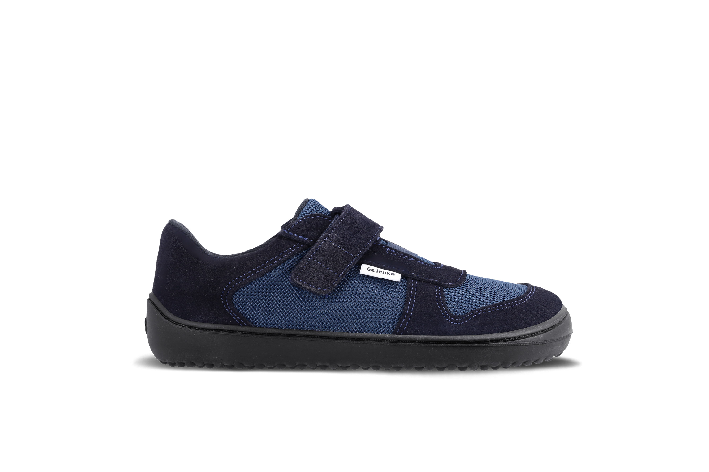 Kinder Barfuß Sneakers Be Lenka Joy - Dark Blue & Black.