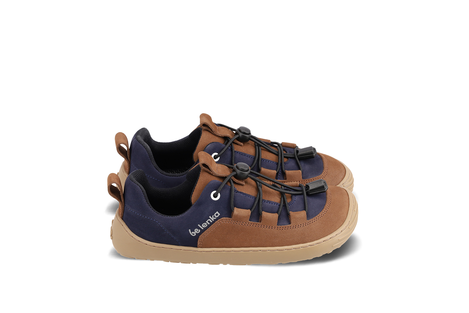 Kinder Barfuß Sneakers Be Lenka Xplorer - Dark Brown & Navy.