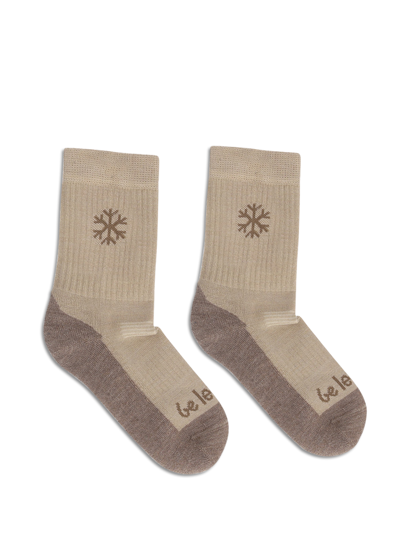 Kinder Barfußsocken Be Lenka Kids - Crew - Merino Wool - Beige