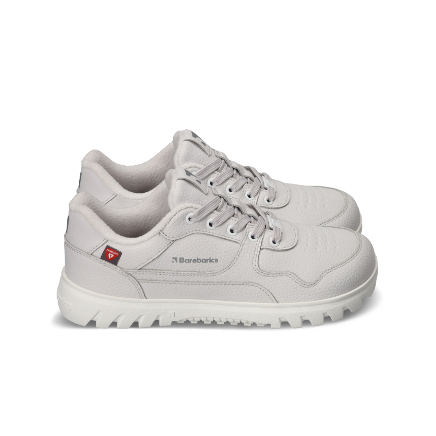 Barefoot Sneakers Barebarics Zing Frost - Light Grey & White.