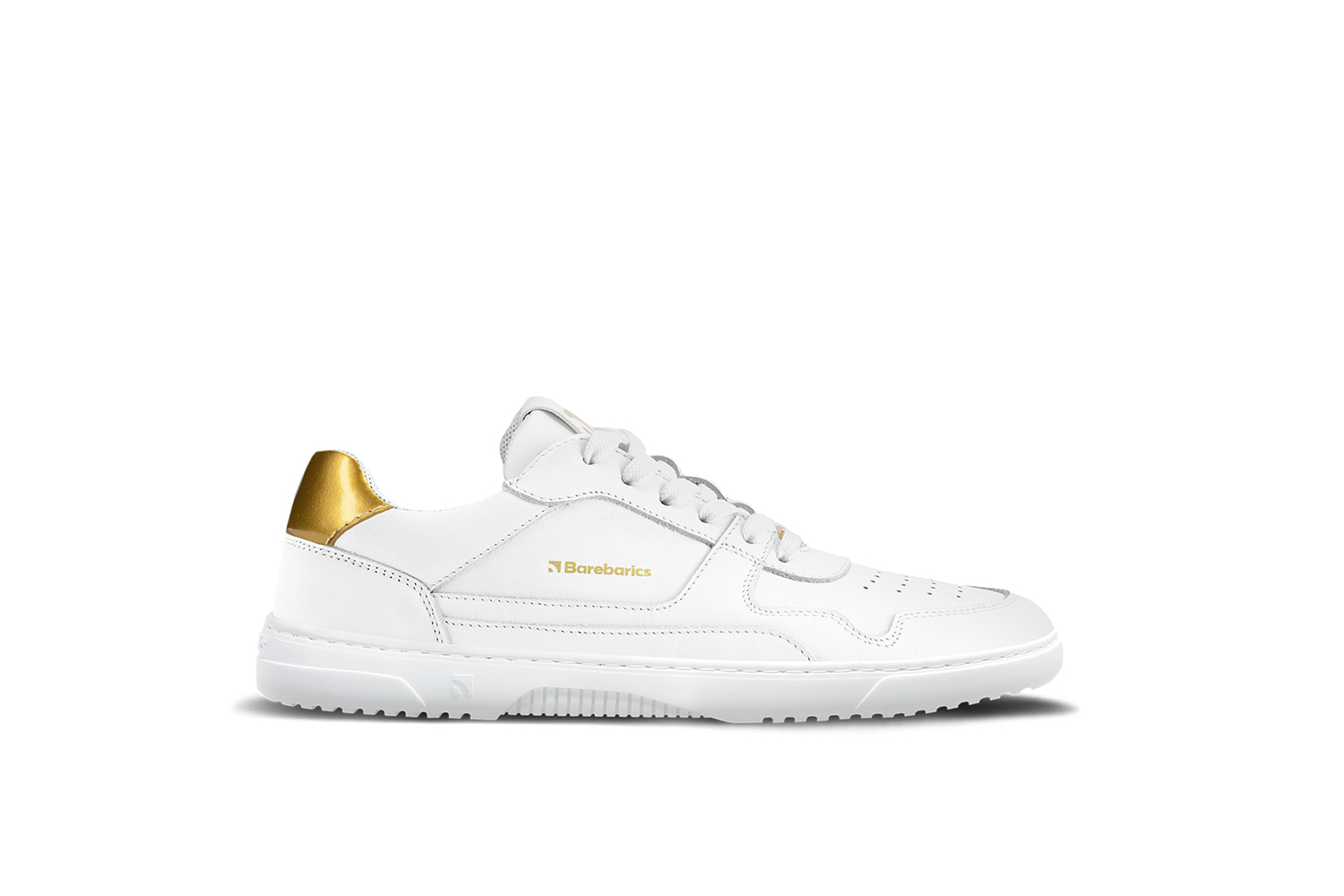 Barefoot Sneakers Barebarics Zing - White & Gold - Leather.
Anatomische Form - Die Turnschuhe passen an die Form der Füße.
Mehr info
moderner Städtestilin der Europäischen Union entworfen und handgefertigt, unter Verwendung lokaler nachhaltiger Materialienhervorragende Haltbarkeit und Farbechtheit der MaterialienDermodry Coolmax®-Technologie für kontinuierlichen Feuchtigkeitsaufnahmeerhältlich in den Größen 36-47 (europäische Maße)