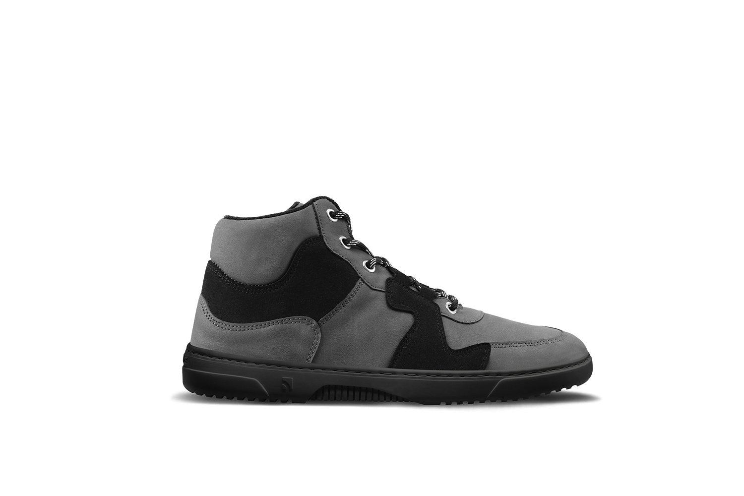 Barefoot Sneakers Barebarics Lynx - Dark Grey & Black.