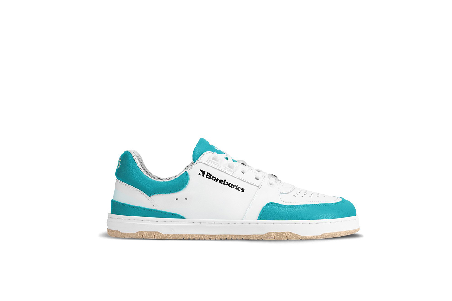 Barefoot Sneakers Barebarics Wave - White & Dark Turquoise