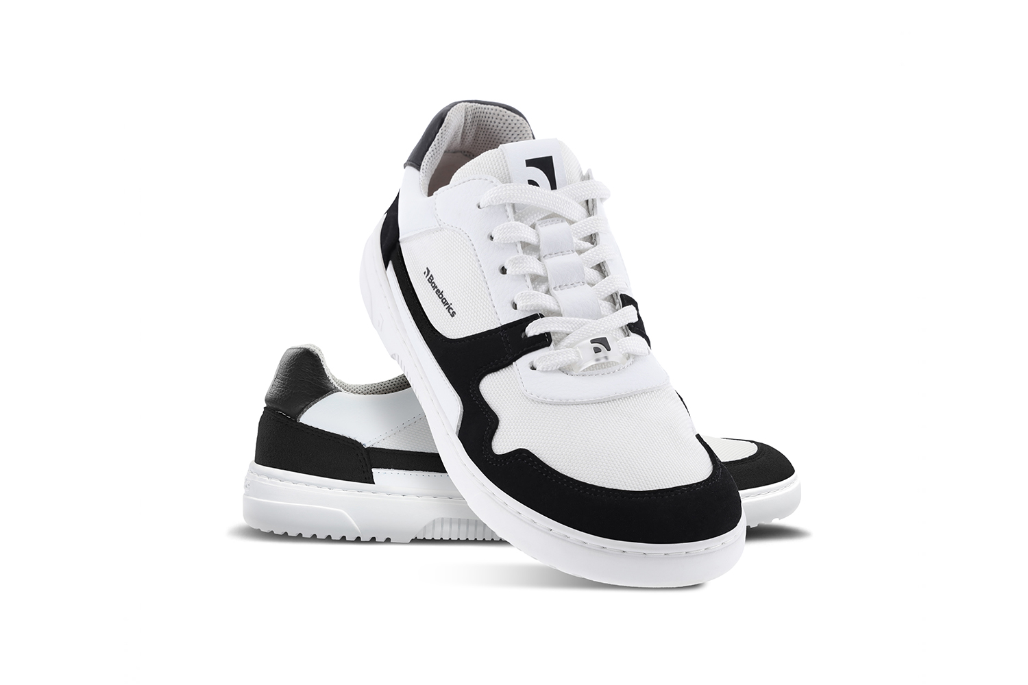 Barefoot Sneakers Barebarics Zing - White & Black.