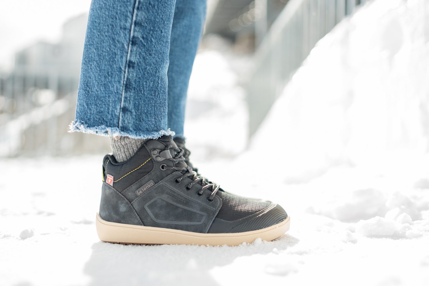 Barfußschuhe Be Lenka ArcticEdge - Charcoal Black.