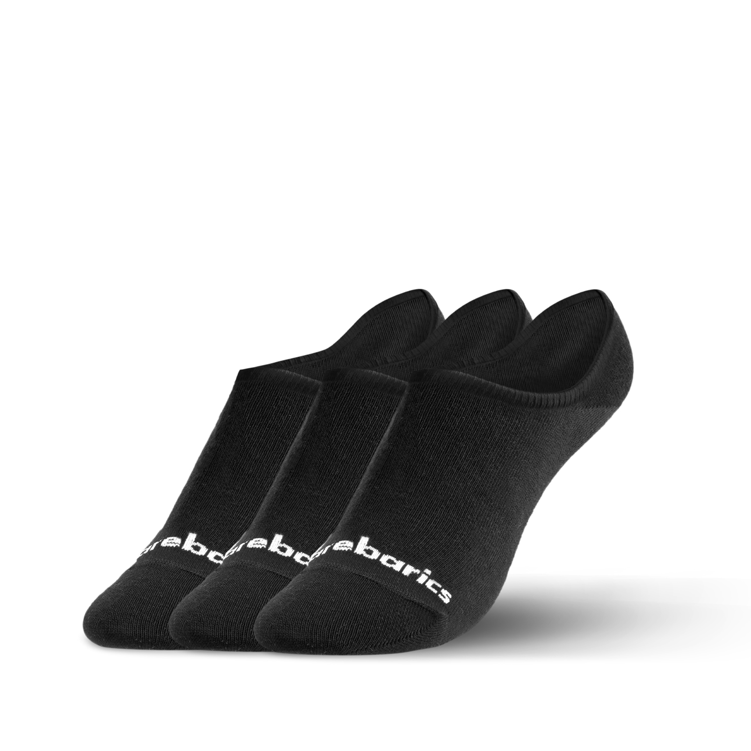 Barebarics - Barfußsocken - No-Show - Black - 3 pack