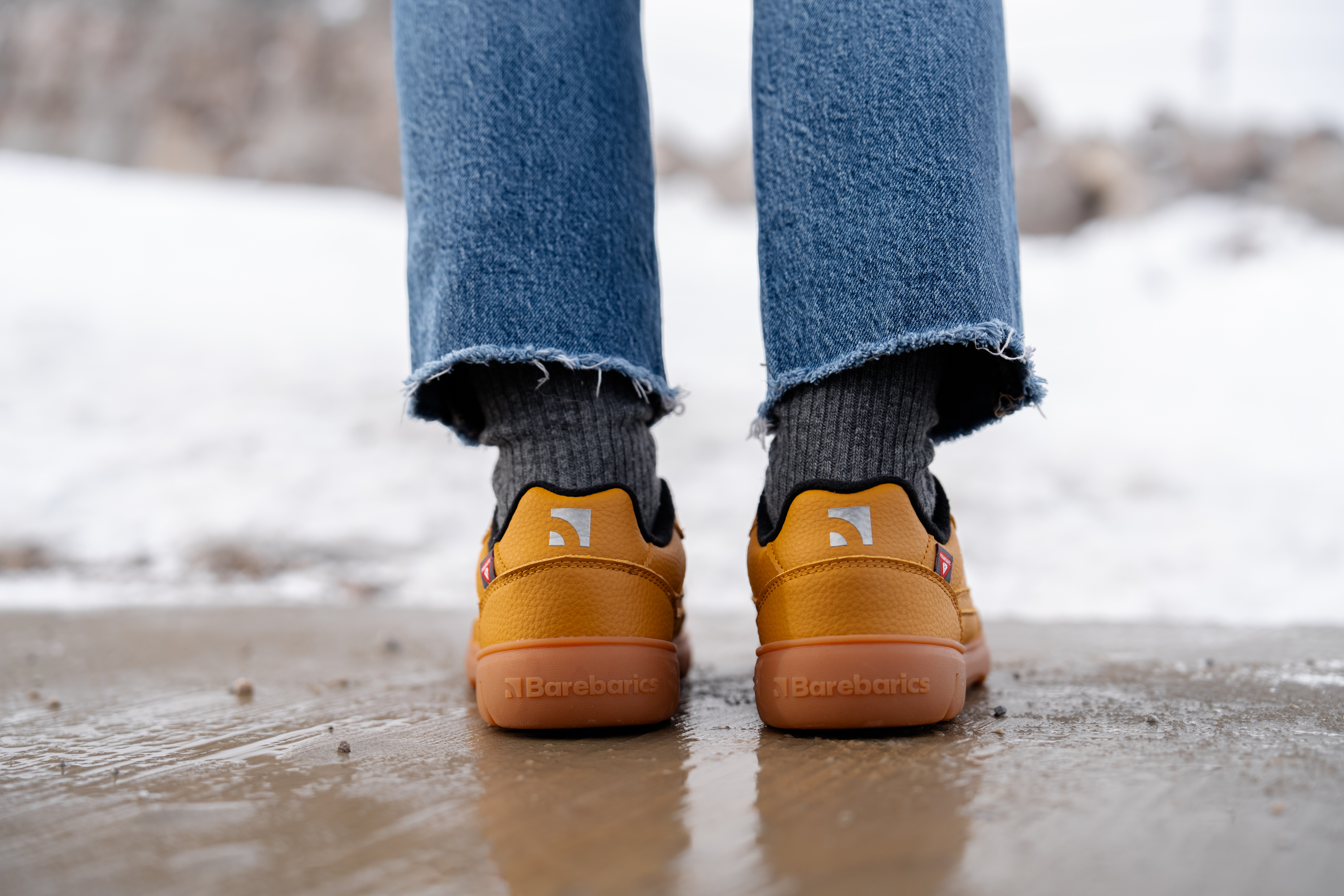 Barefoot Sneakers Barebarics Zing Frost - Light Caramel.