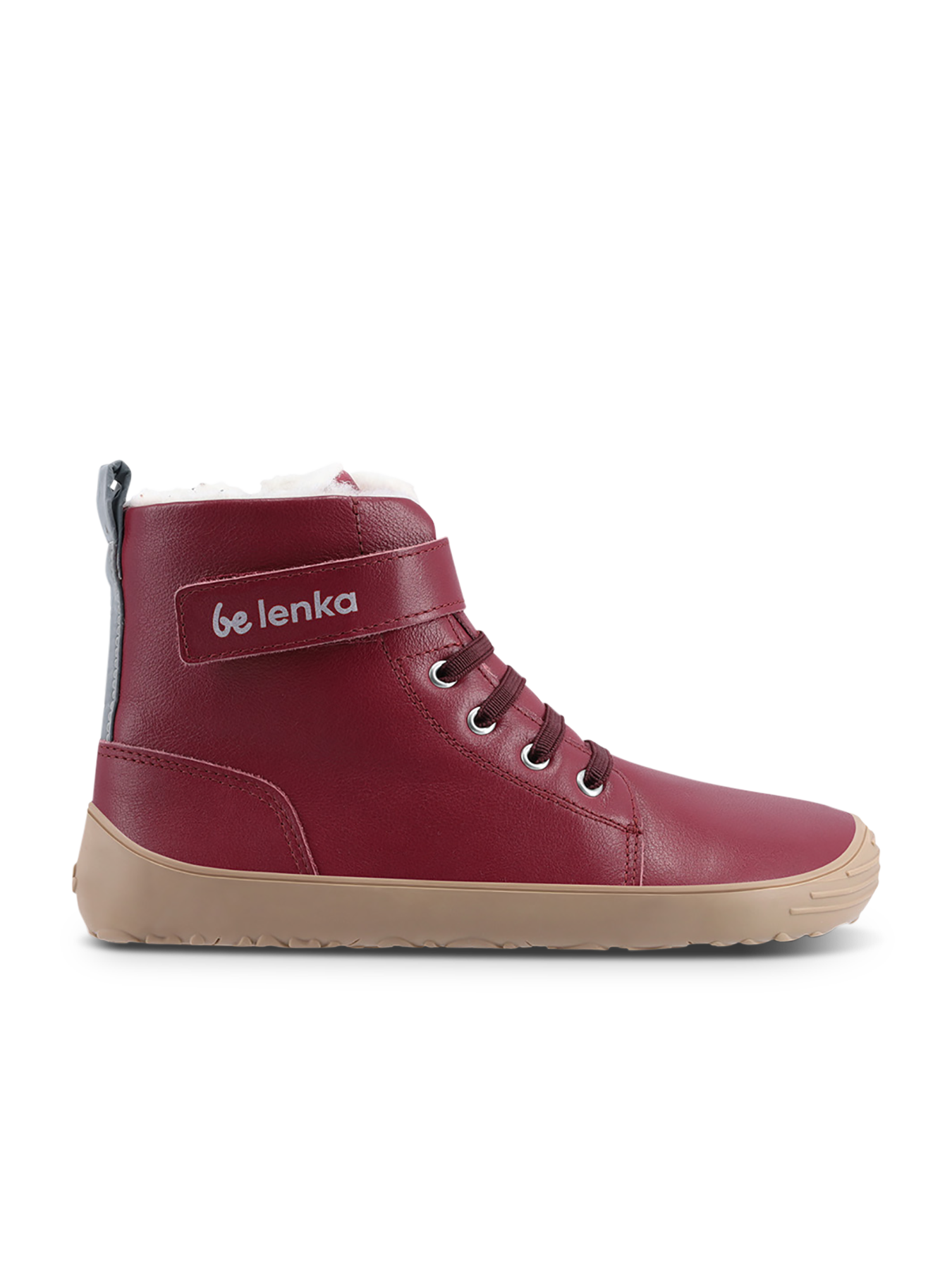 Be Lenka Winter Kids Dark Cherry Red Winter-Barfußschuhe EU Größe: 33, Innenschuhlänge: 220, Innenschuhbreite: 82