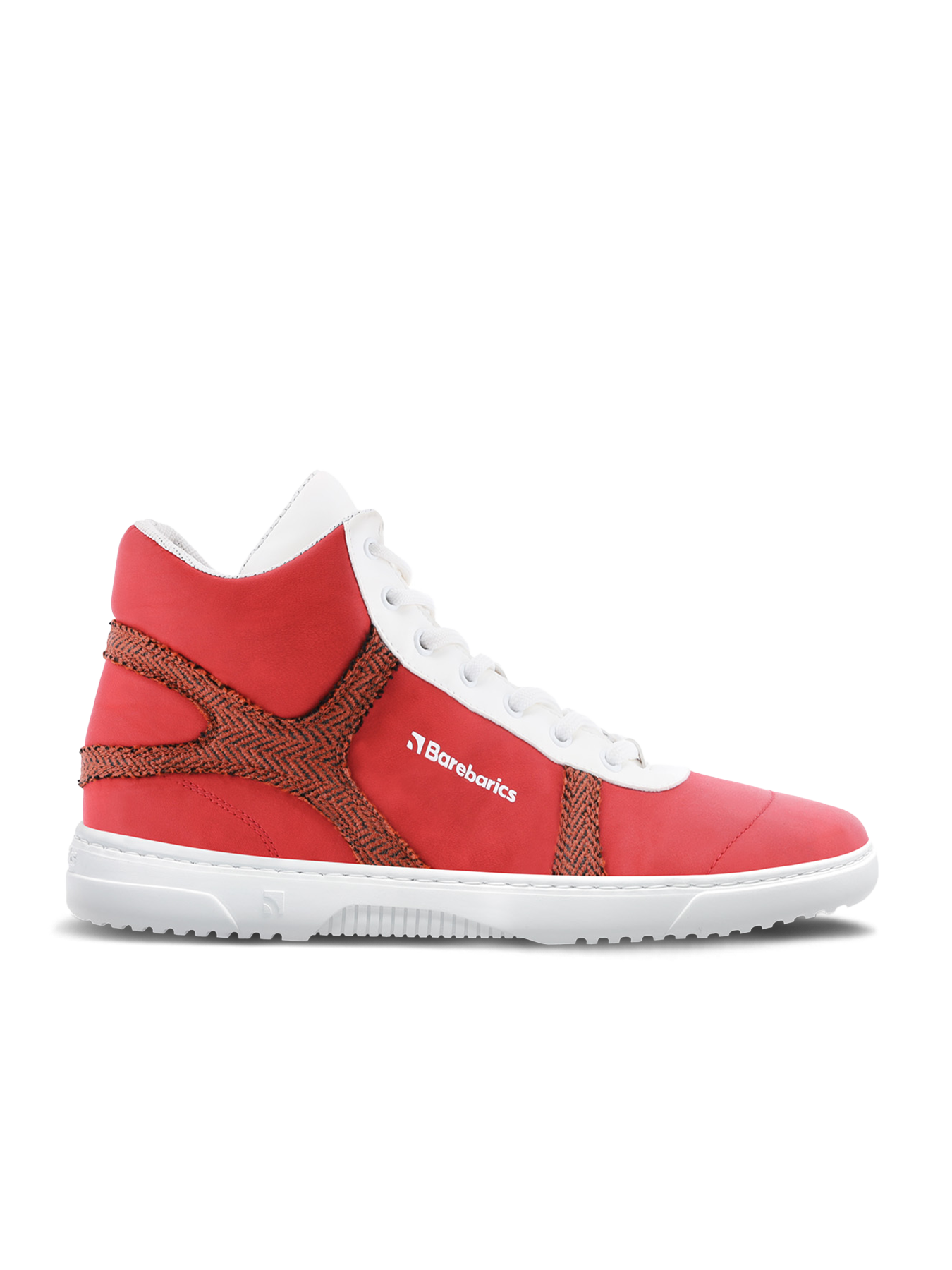 Barefoot Sneakers Barebarics Hifly - Red & White